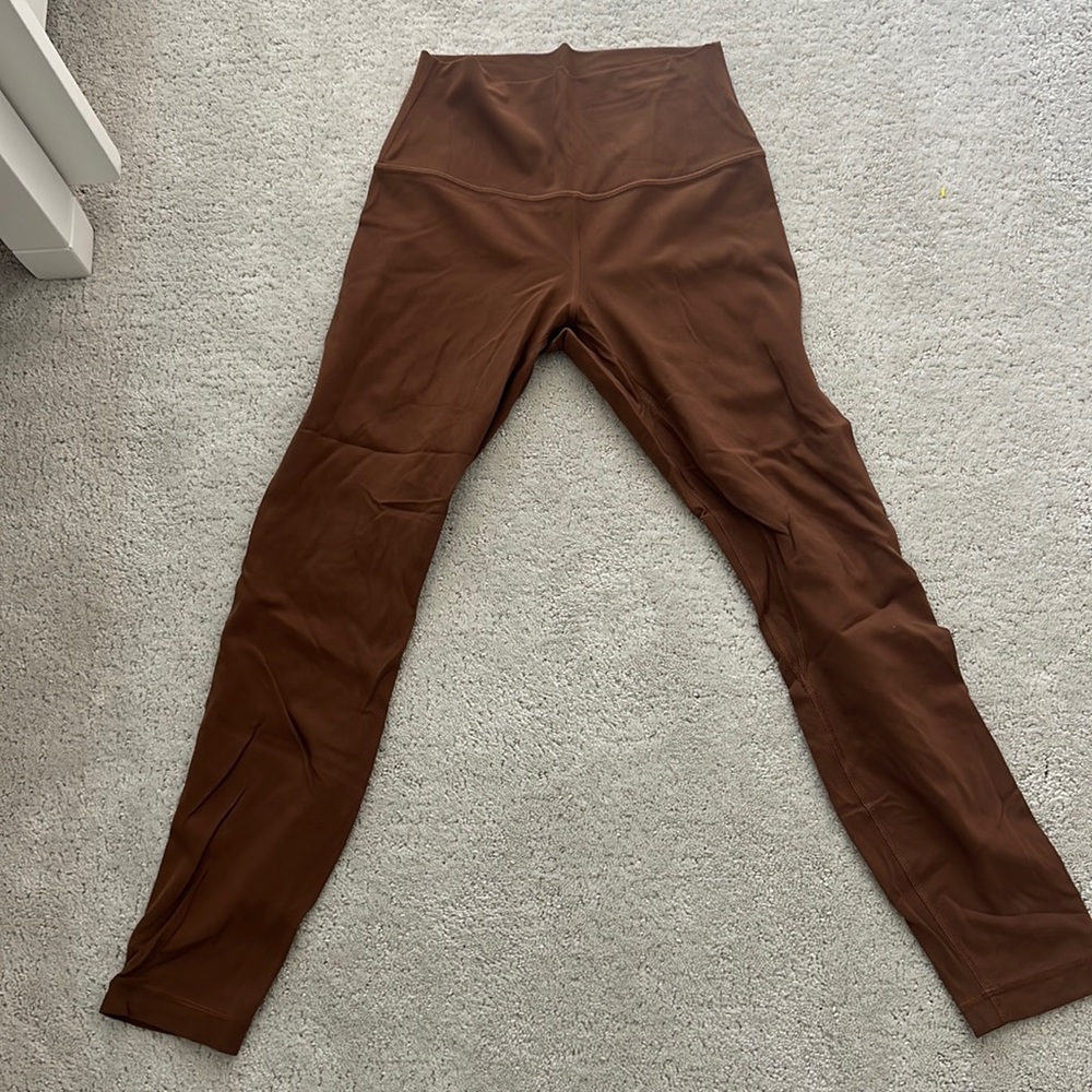 Lululemon brown align leggings 25”